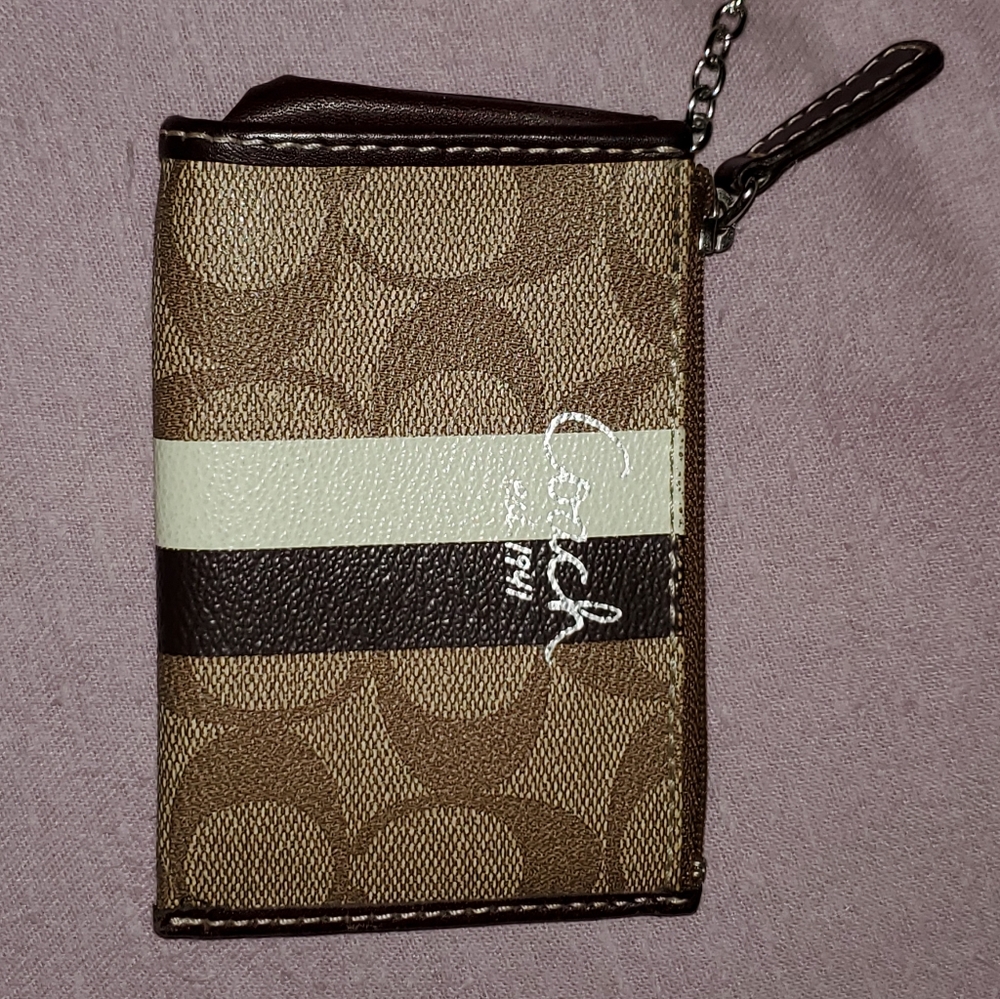 Coach small coin or credit card holder